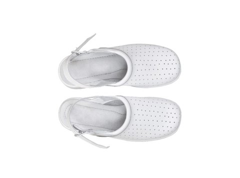 Womenβs White Slip-On Clogs